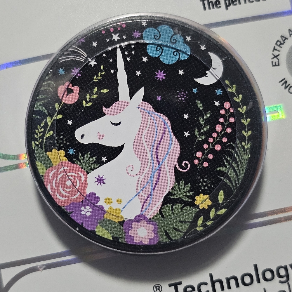 Nuckees Phone Grip & Stand - UNICORN DREAMS (BLACK) - Picture 2 of 4